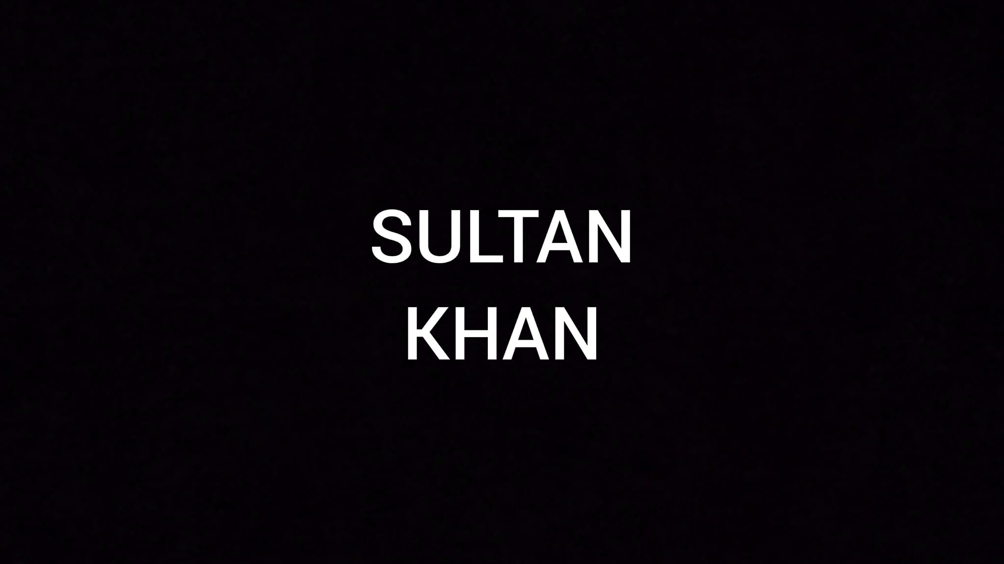 SULTAN KHAN