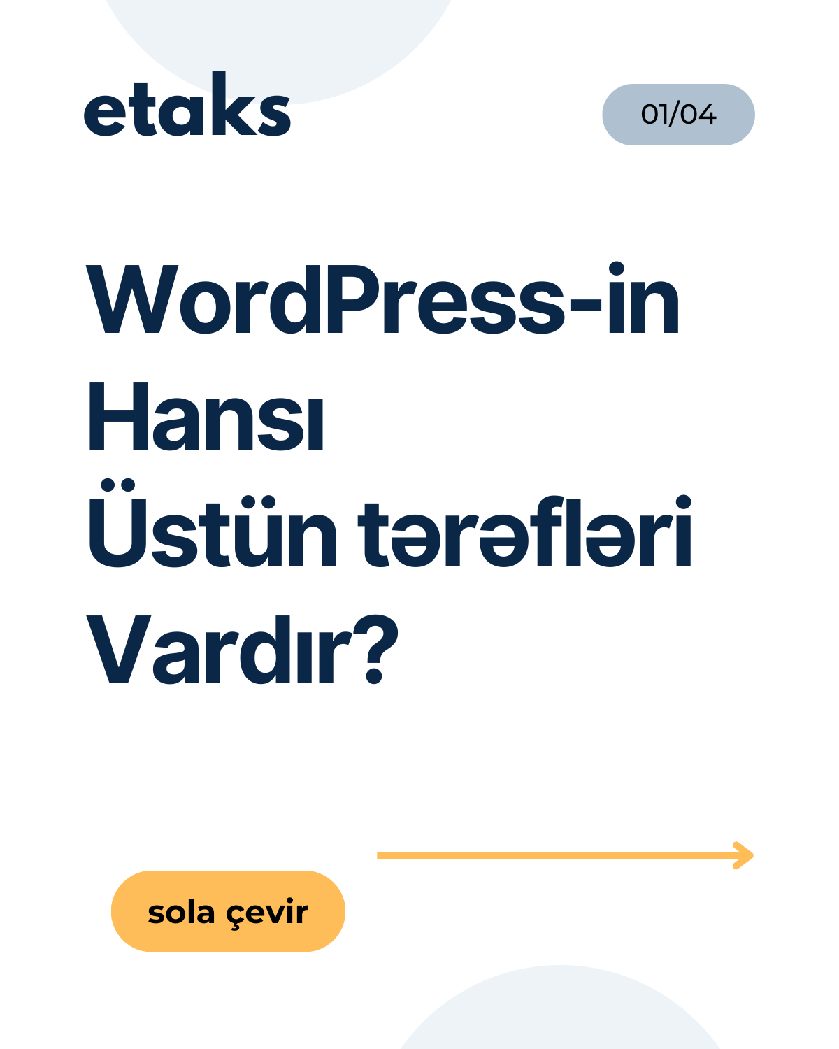 WordPress-in hansı üstün tərəfləri vardır?