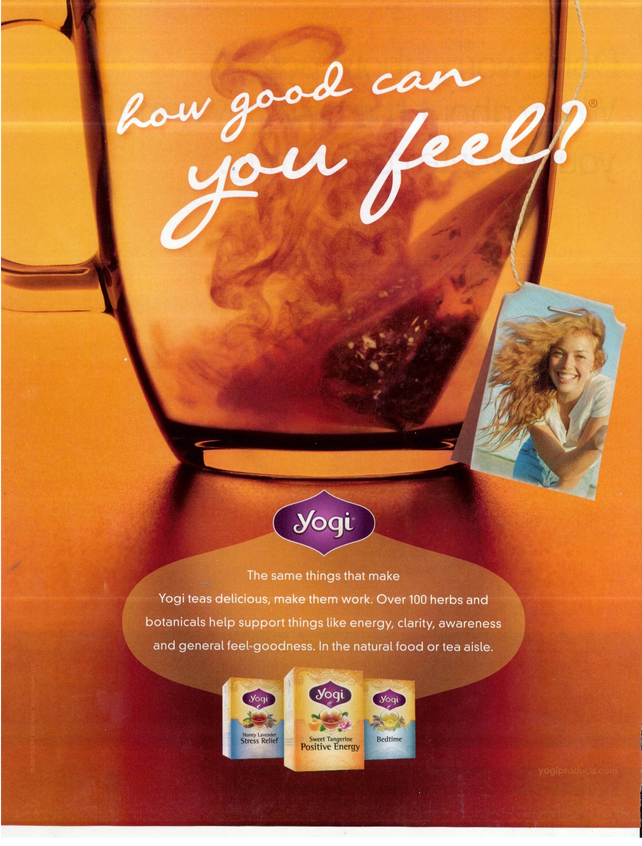 Yogi Tea – “How good can you feel?”