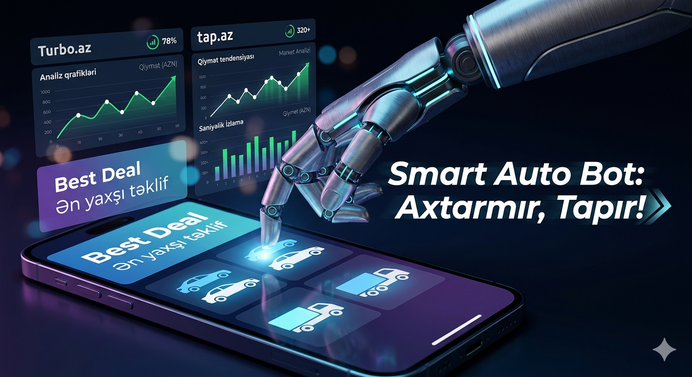 Avtomobil Alışında Yeni Era: Süni İntellektli Smart Auto Bot ilə Tanış Olun!