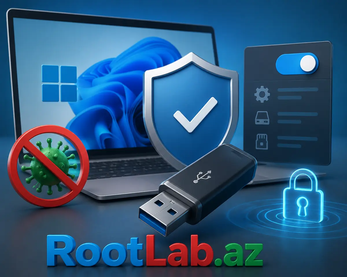 Windows 11-də USB viruslarından qorunmaq
