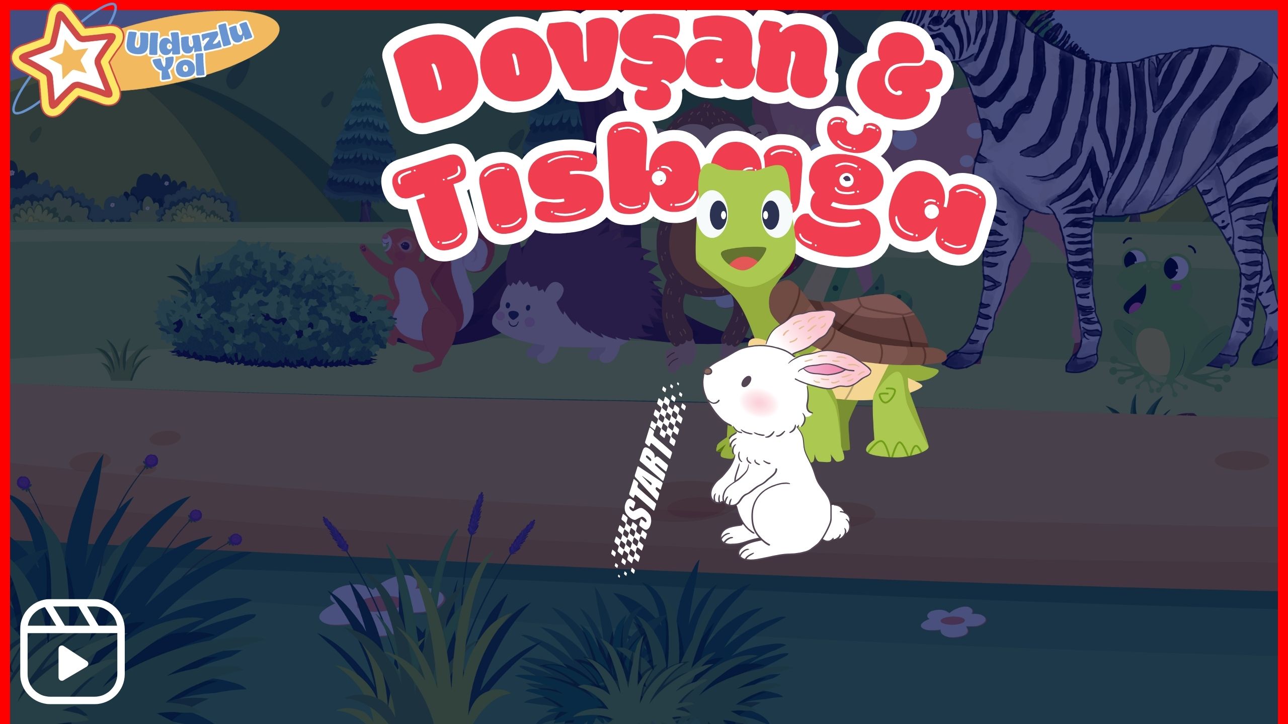 🐇&🐢 Dovşan və tısbağanın yarışı nağılı / cizgi filmi