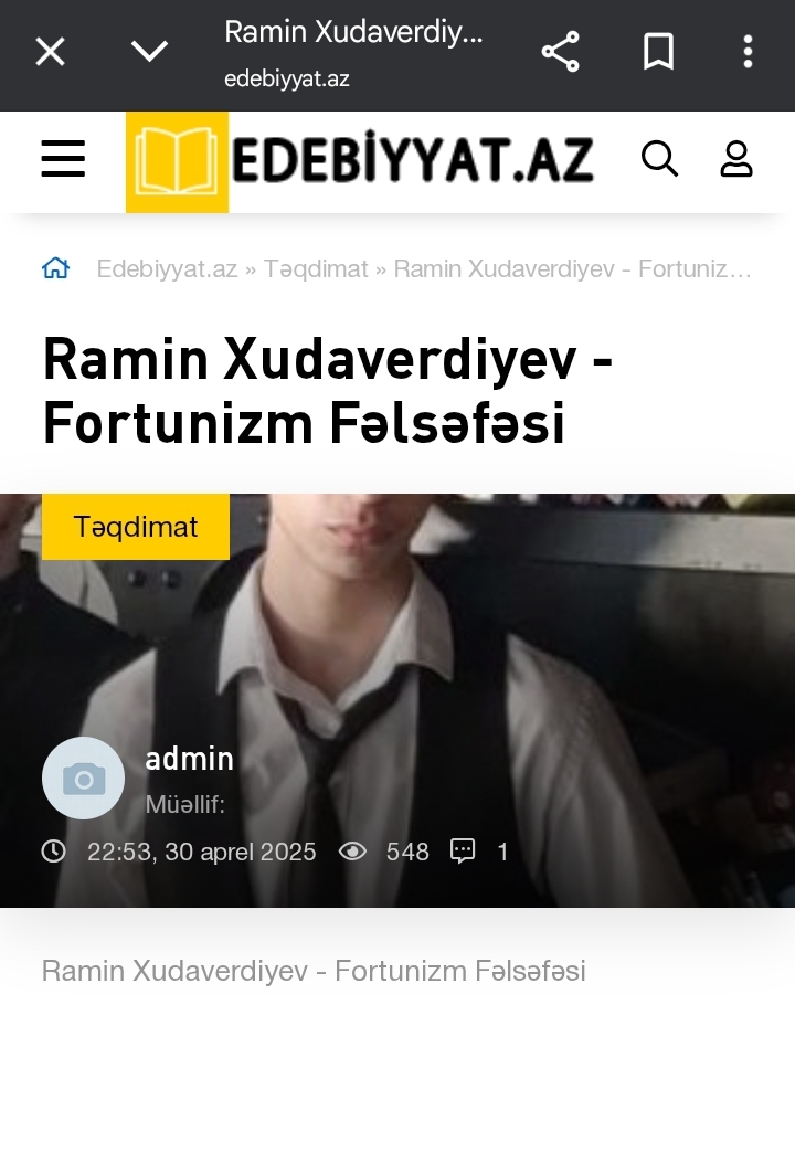 Fortunizm Fəlsəfəsi