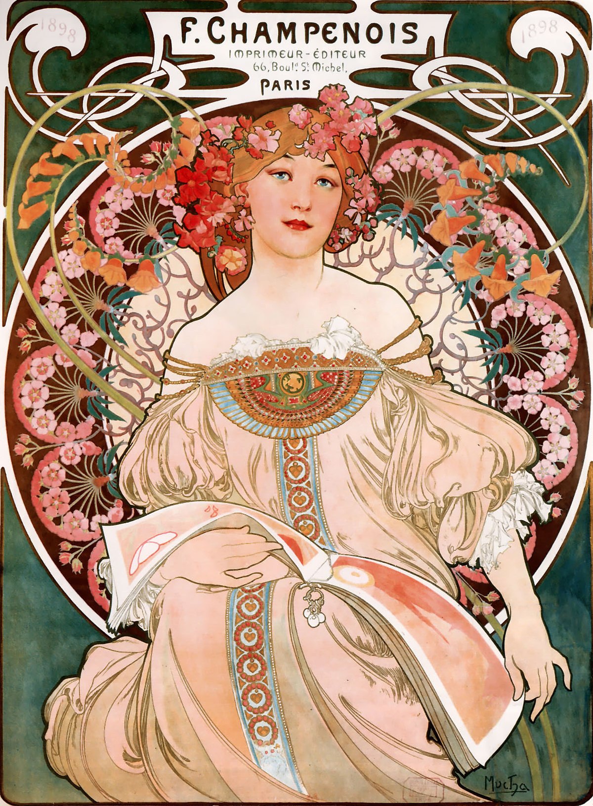 Dörd Fəsil Qadınlar; Alphonse Mucha