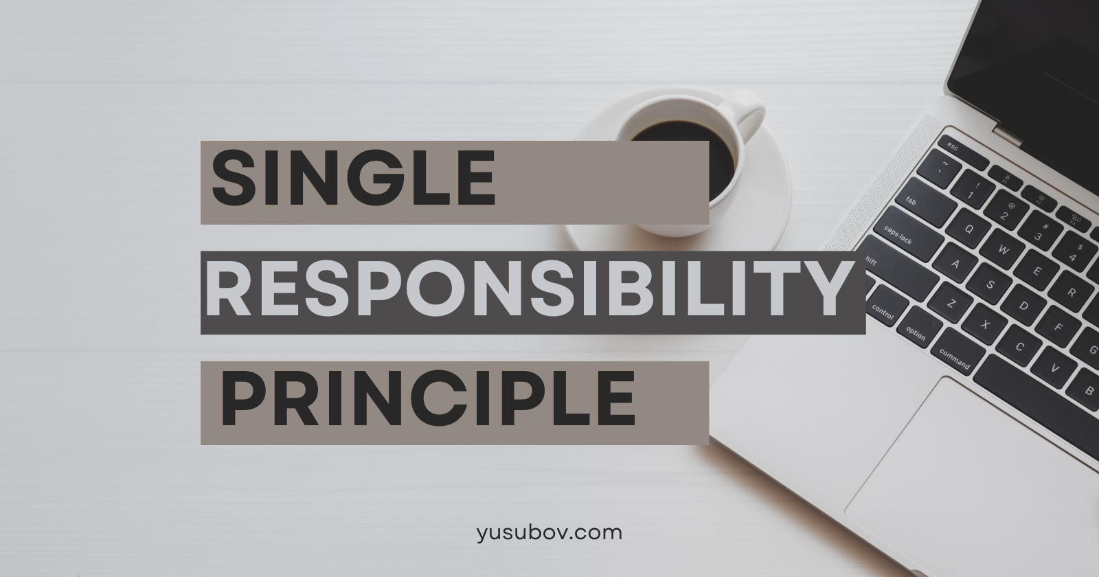 S.O.L.I.D: Single Responsibility