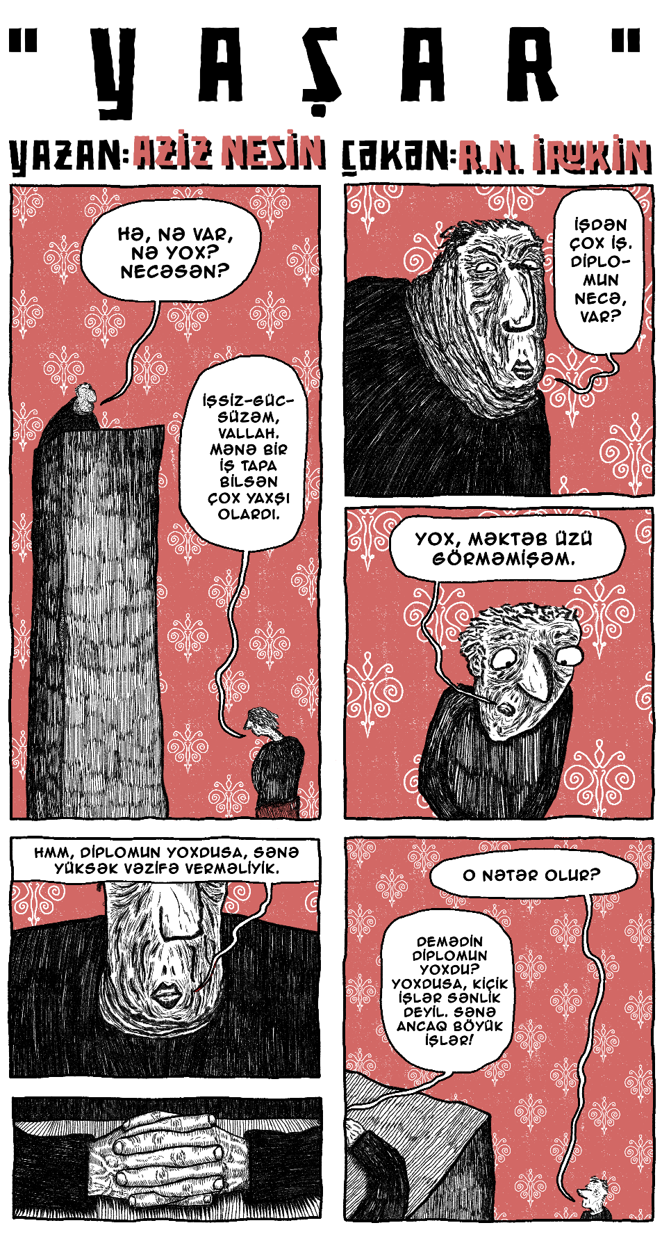 "Yaşar", karikatur.