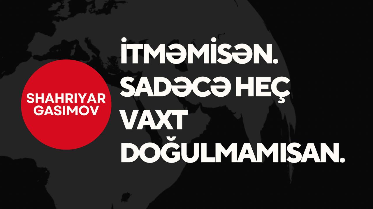 Özünü Tapmaq: Hamının Arasında İtən "Mən" Bölüm 1 - İtməmisən. Sadəcə heç vaxt doğulmamısan.