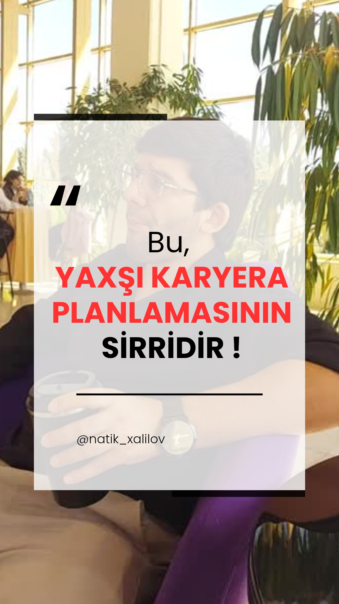 Bu Yaxşı Karyera Planlanmasının Sirridir