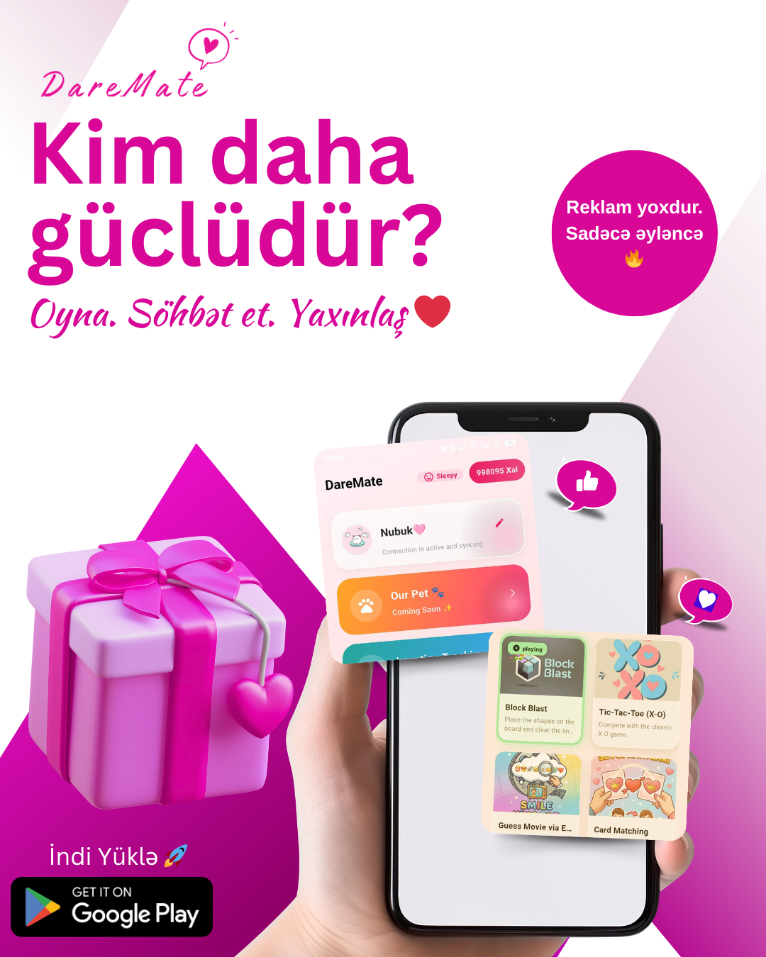 DareMate: Cütlüklər üçün Rəqəmsal Dünya Yaratmağımıza Dəstək Olun! ☕❤️
