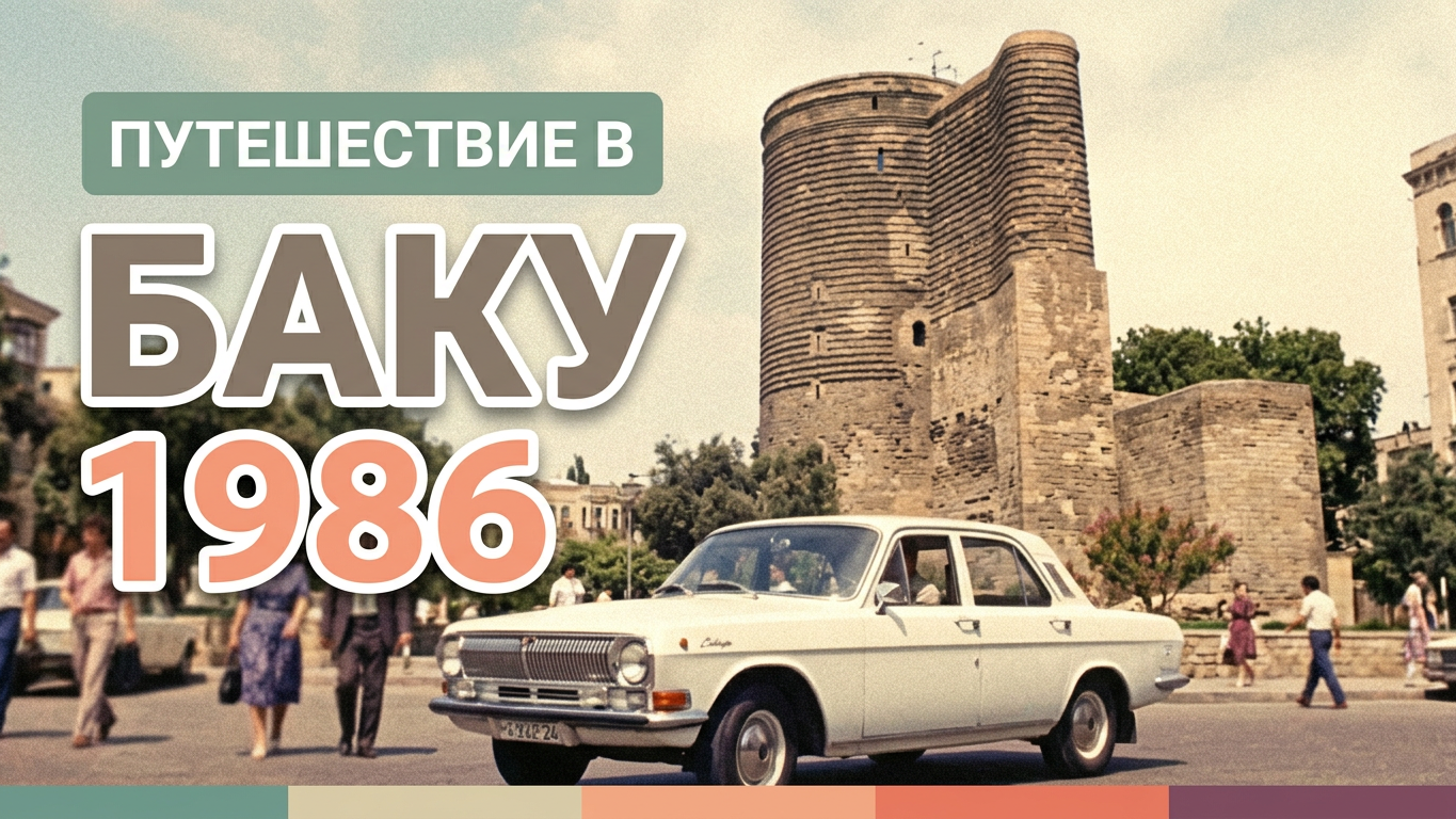 Путешествие в БАКУ 1986: Как мы жили до интернета?